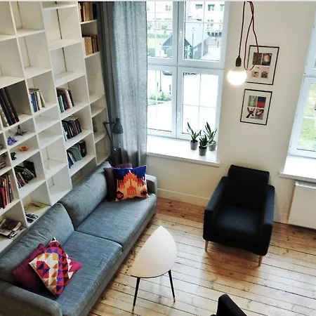 Serce Starego Miasta, Apartament Z Antresola Dla 2 - 6 Osob 아파트 그단스크